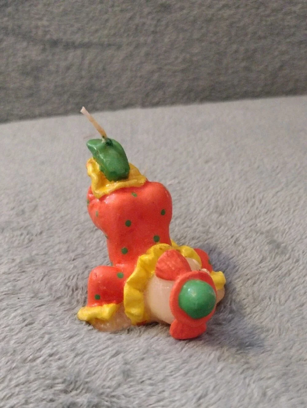 Vintage Clown Figurine Handmade Decorative Candle From Hawaii In 80s